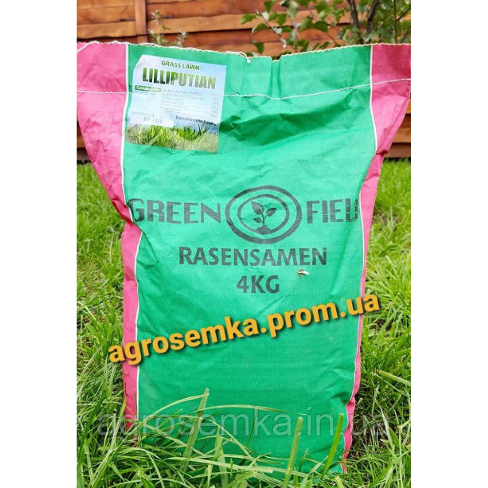 Насіння Газонна трава Ліліпут, ТМ Green Field RasenSamen (Україна), 4 кг