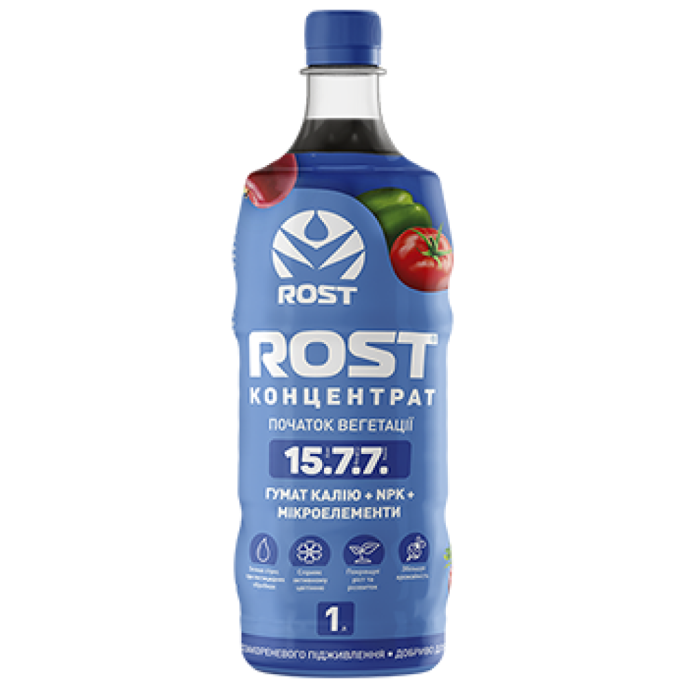 Органо-мінеральне добриво Rost Концентрат 15.7.7 - 1 л