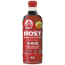 Органо-Мінеральне Удобрення Rost (Рост) Концентрат 5.10.15, 0.3л