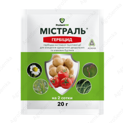 Досходовий (грунтовий) гербіцид Містраль 20гр., ProtectON