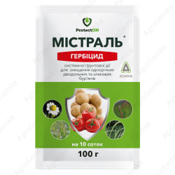 Досходовий (грунтовий) гербіцид Містраль 100г., ProtectON
