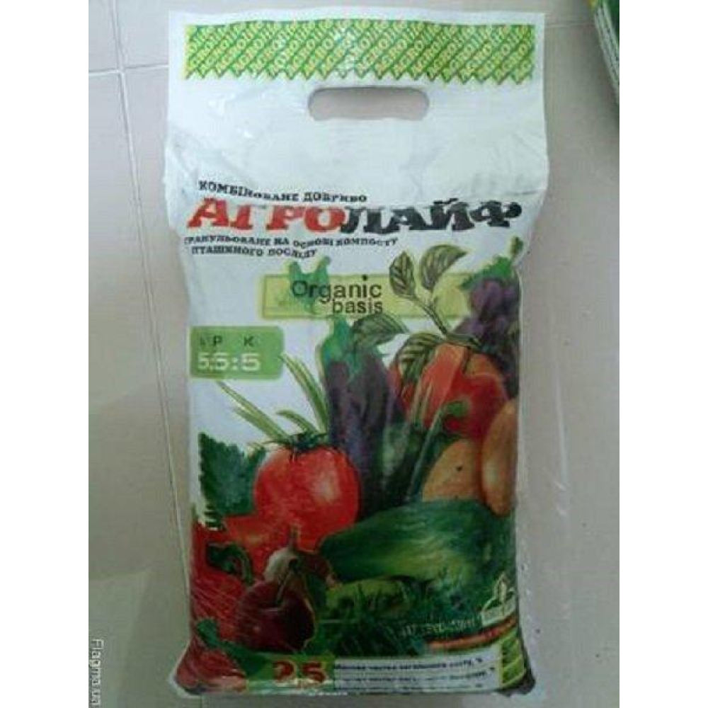 Органічне добриво Агролайф 5:5:5 / 2,5 кг