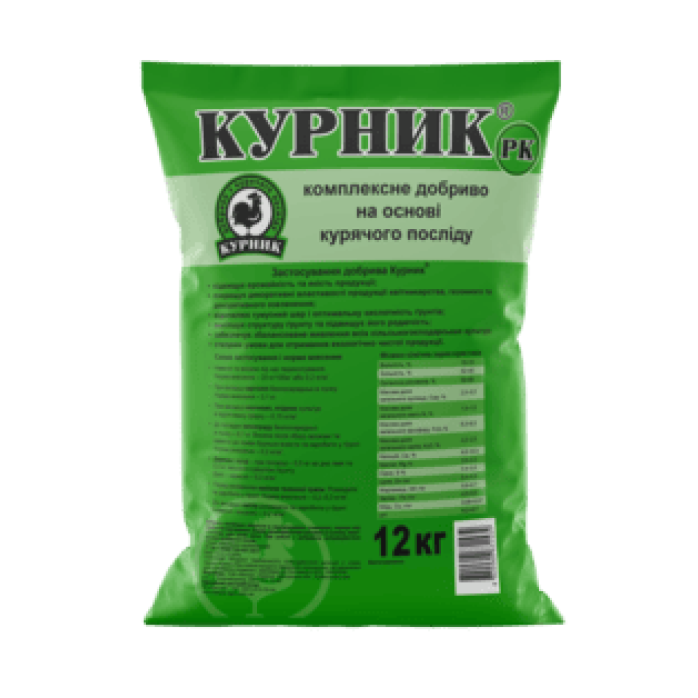 Органічне добриво Куриник РК, 12 кг