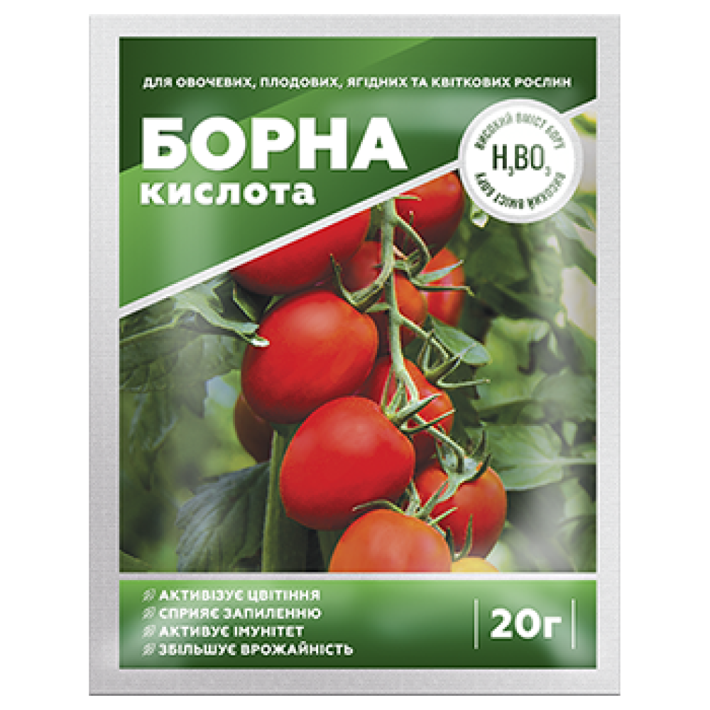 Борна кислота  20 г