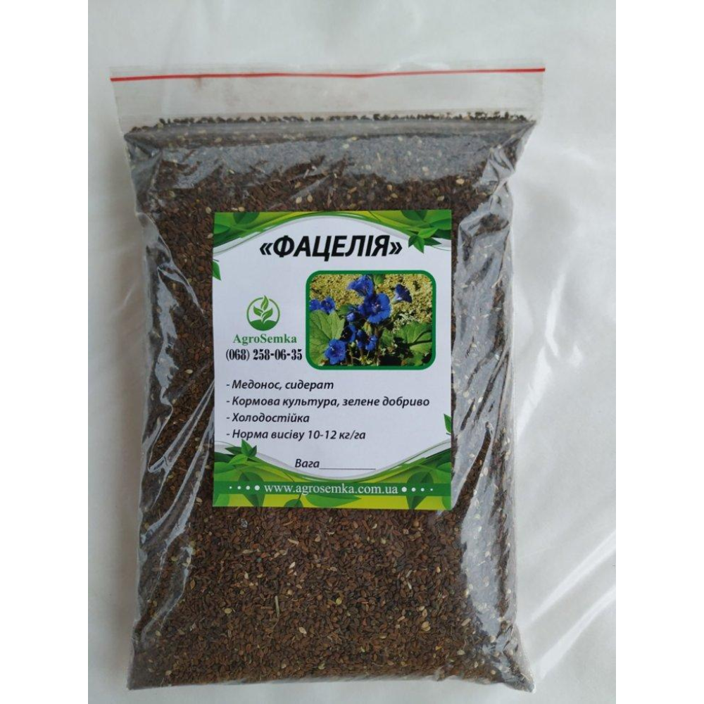 Насіння Фацелія, медонос, сидерат 1кг урожай 2024 р