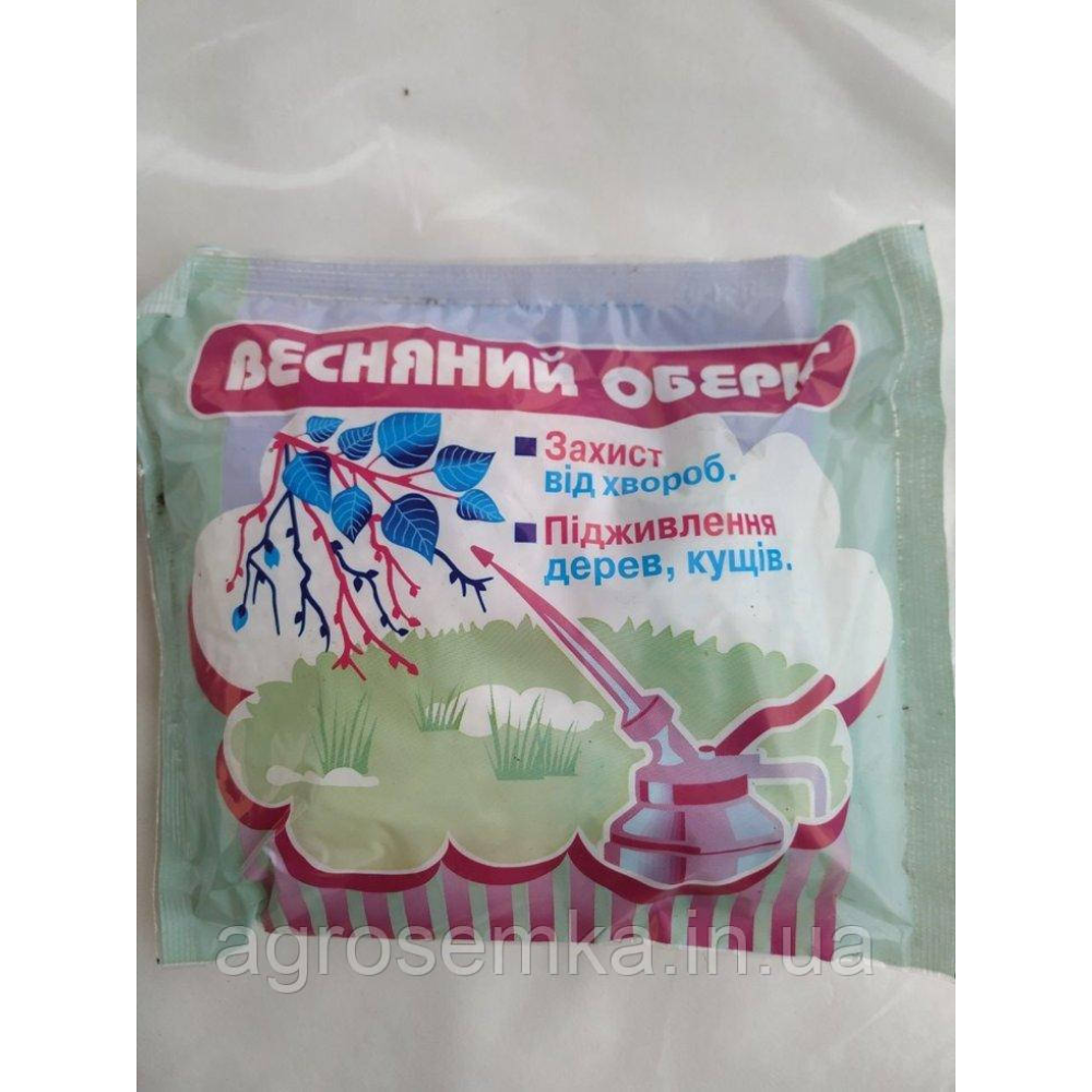 Весняний оберіг комплексний препарат з лікуючим фунгіцидну, антисептичну і удобряющим ефектом