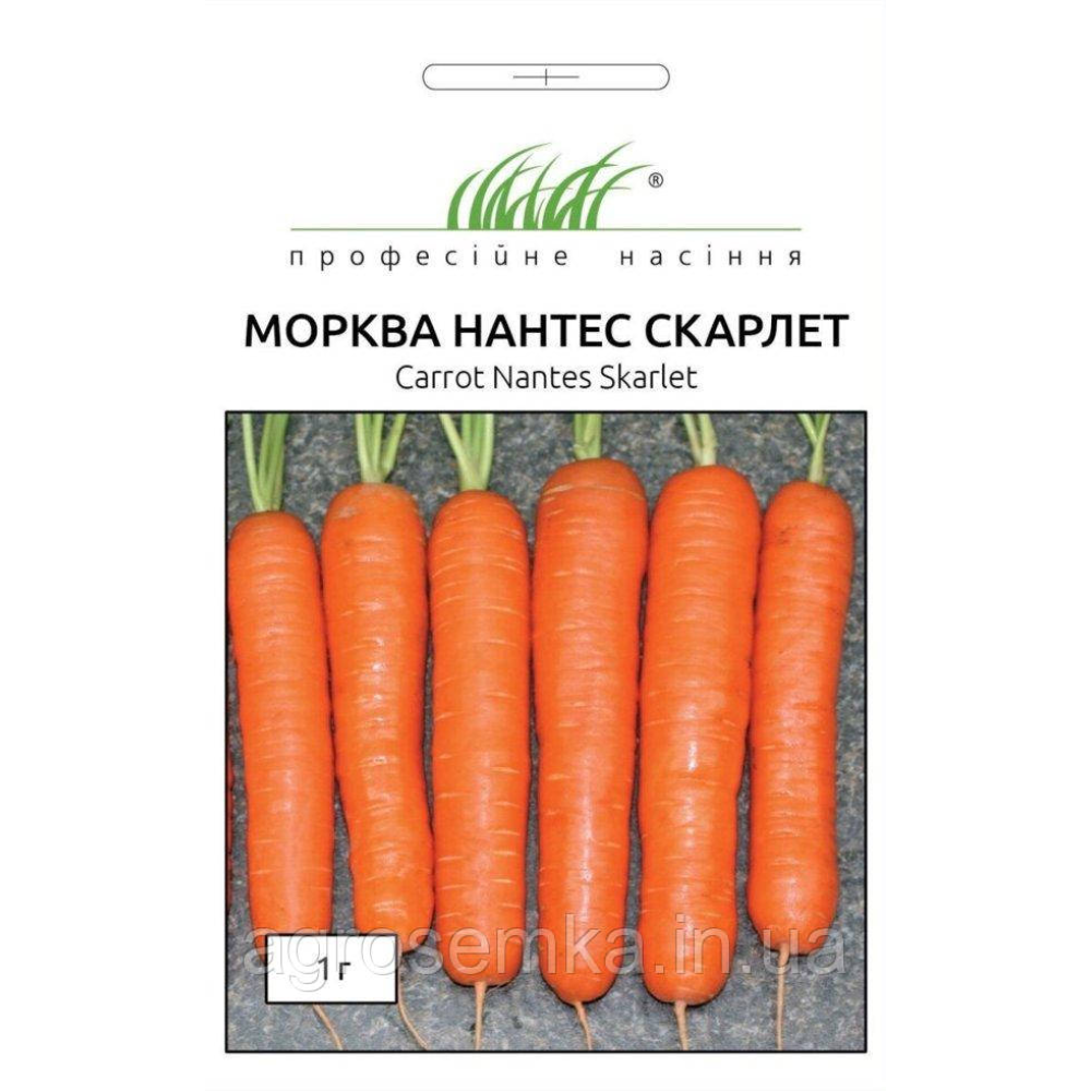 Морковь Нантес Скарлет 1г/ United Genetics