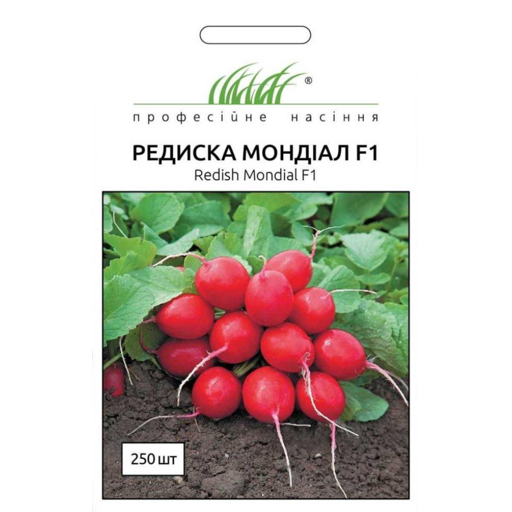 Насіння Редис Мондиал F1 250шт / Rijk Zvaan
