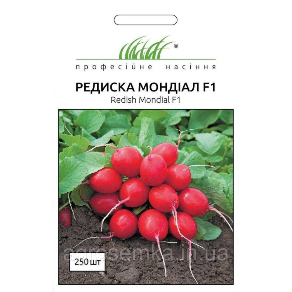 Насіння Редис Мондиал F1 250шт / Rijk Zvaan