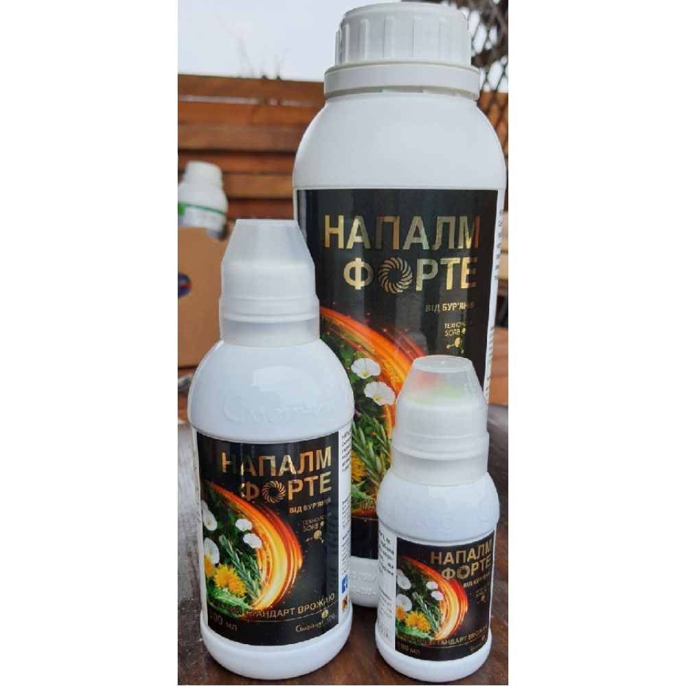 Гербіцид суцільної дії (знищення всіх бур“янів) Напалм Форте 1л., Сімейний Сад