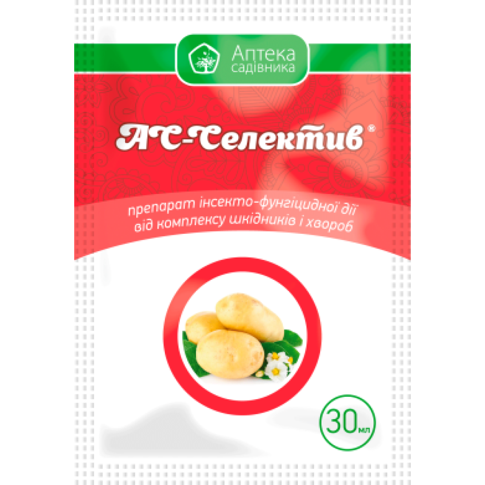 Протруювач інсекто-фунгіцид “АС-Селектив“ 30 мл