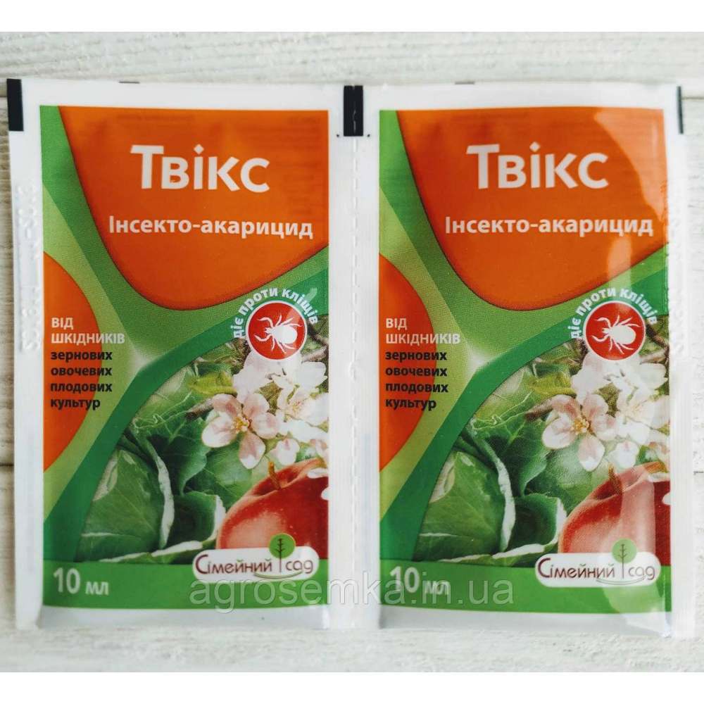 Інсекто-акарацид Твікс, 500 мл — від сисних і гризучих комах, обмежує розвиток рослиноїдних кліщів