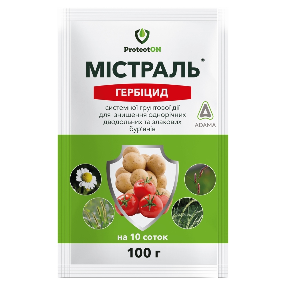 Досходовий (грунтовий) гербіцид Містраль 100г., ProtectON