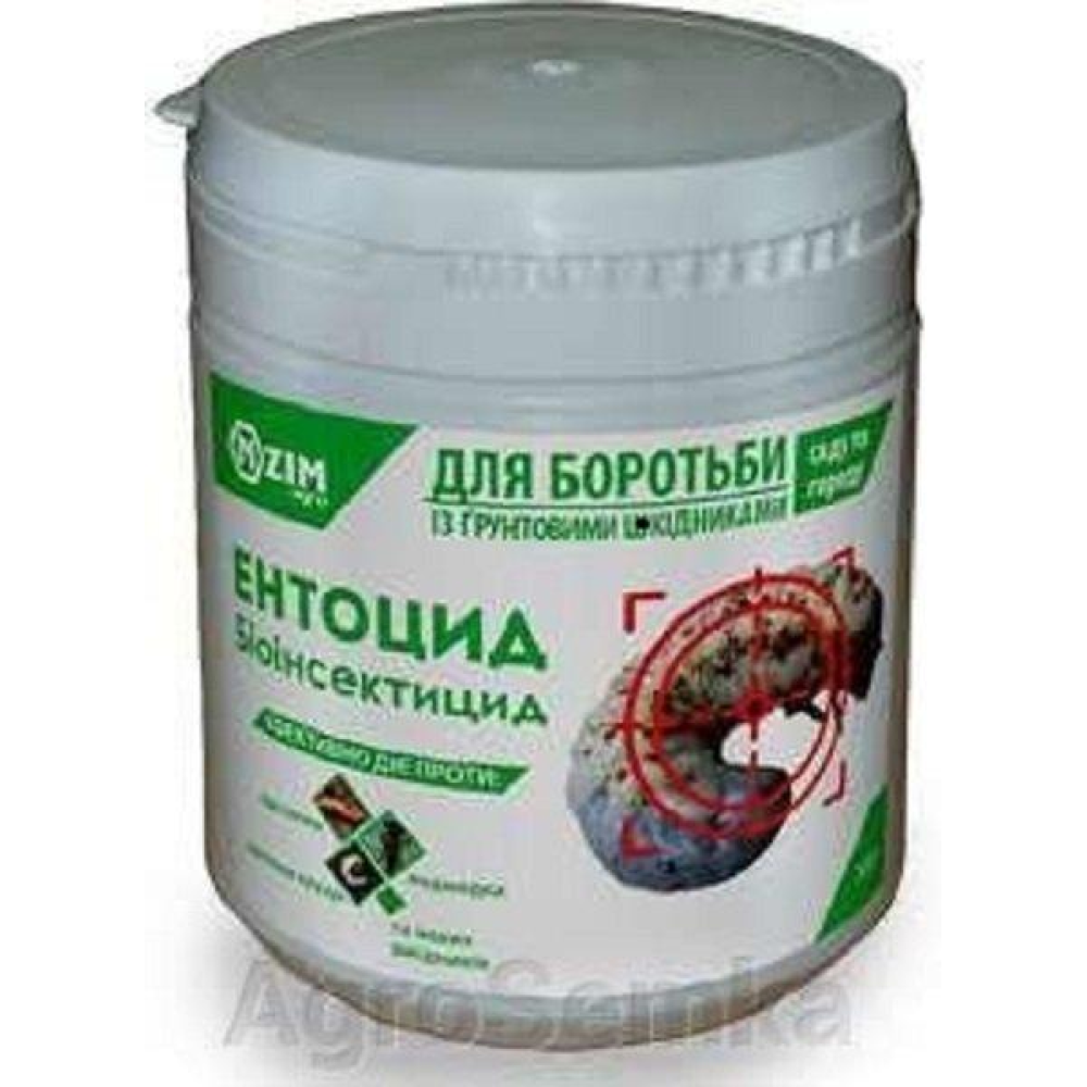 Біопрепарат Ентоцид від капустянки, дротянки, дротяники і хруща 400г на 400м2