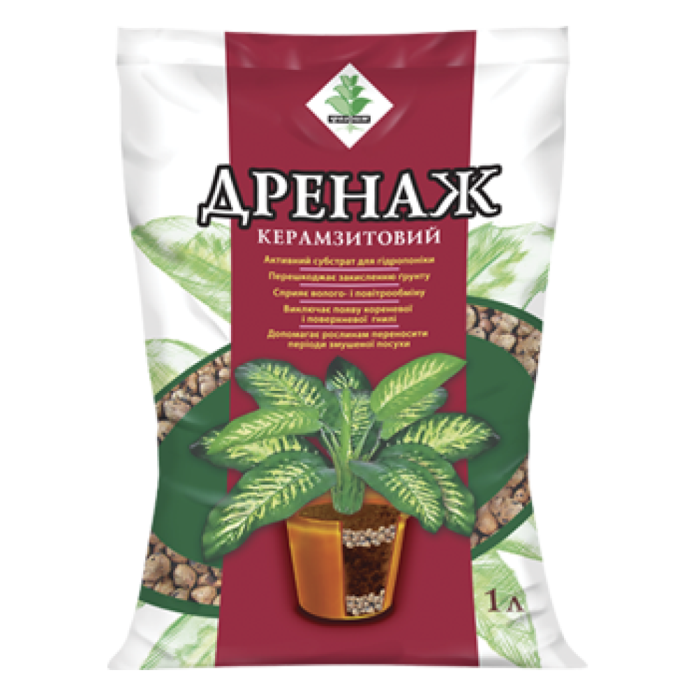 Дренаж керамзитовий крупний 2 л