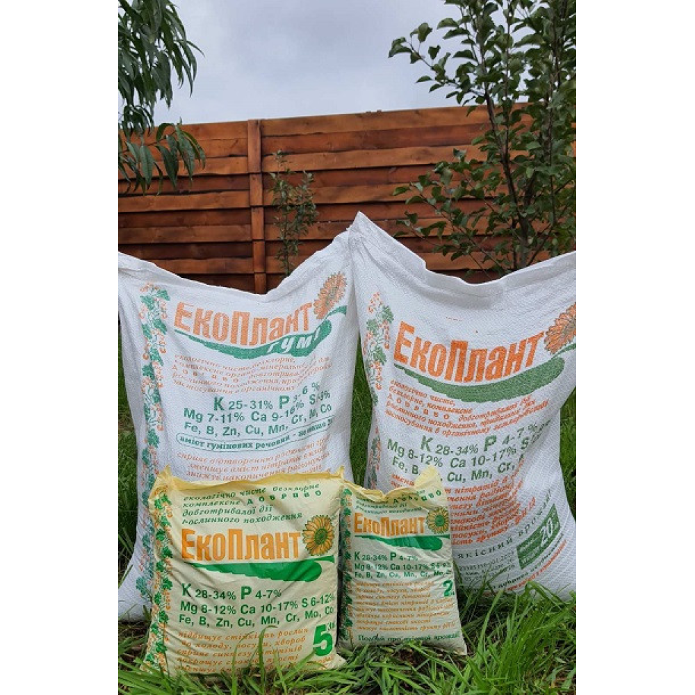 Комплексне безхлорне добриво ЕкоПлант 20 кг