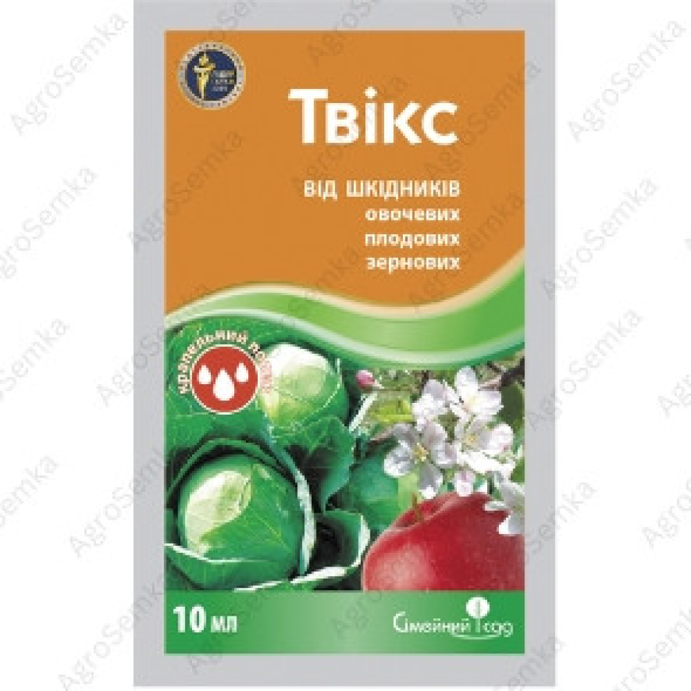 Інсектицид з акарацидним ефектом Твікс 10мл. Сімейний Сад