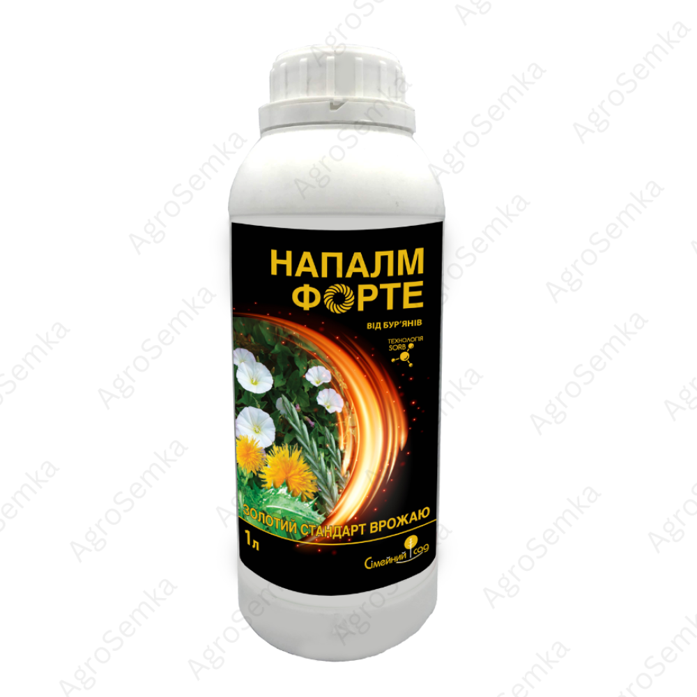 Гербіцид суцільної дії (знищення всіх бур“янів) Напалм Форте 1л., Сімейний Сад